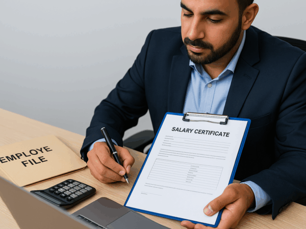 Salary Certificate Format UAE Employer Guide 2025