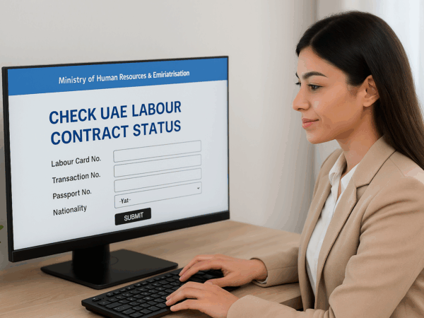 How to Check UAE Labour Contract Status Online 2025