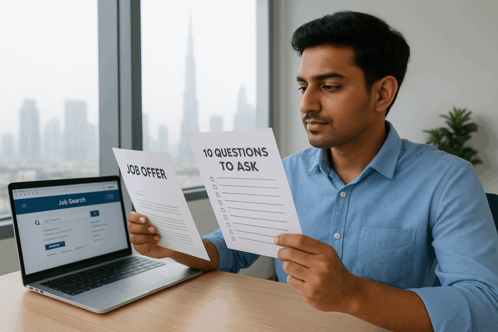 10 Questions to Ask Before Accepting a Job in UAE