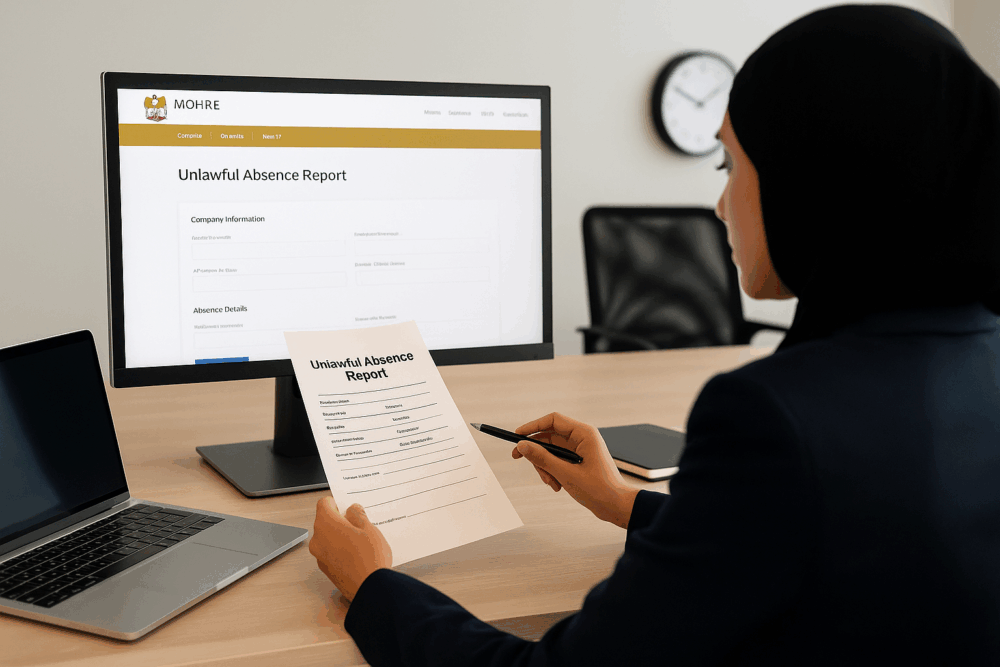 Absconding Case in UAE HR and Legal Guide 2025