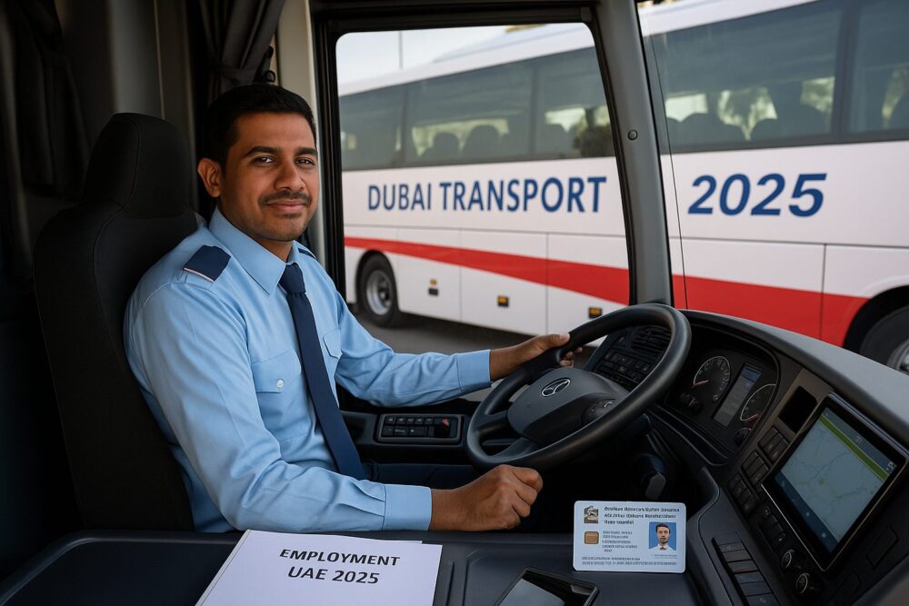 Heavy Bus Driver Jobs in UAE Hiring and Salary 2025